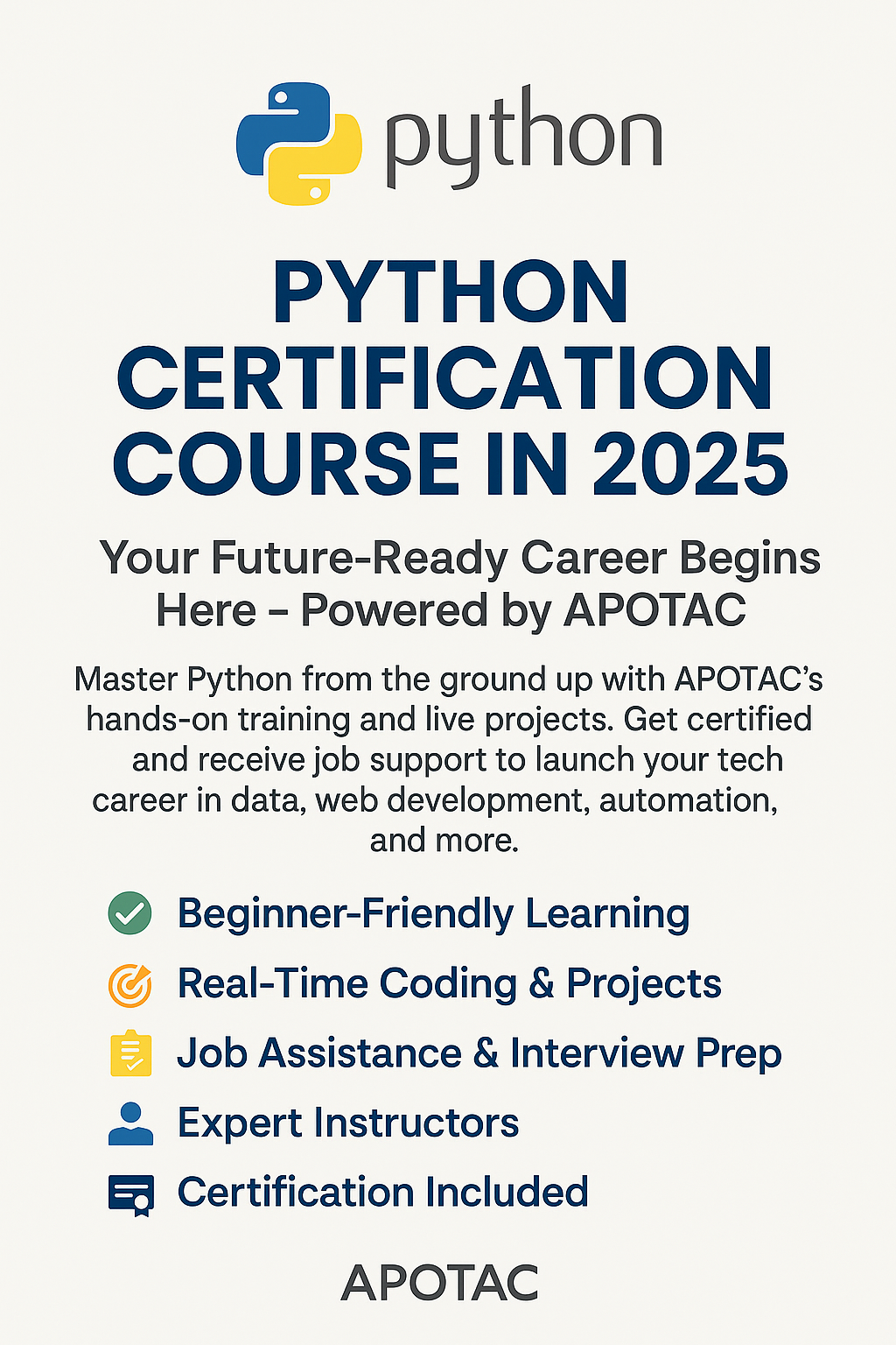 Python Certification Course in 2025
